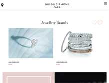 Tablet Screenshot of goldanddiamondpark.com